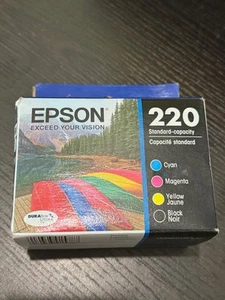 Wkłady atramentowe Epson DURABrite Ultra 220 czarny/błękitny/purpurowy/żółty termin ważności: 02/2027 - Zdjęcie 1 z 5