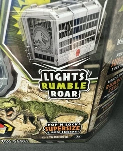 Jurassic World Captive Epic Battles T-Rex Rumble Cage Lights And Sounds New - Picture 1 of 7