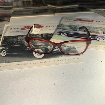 Gafas ELIZABETH ARDEN EA1200 rojas rectangulares de borde completo para mujer 51-15-135 B:34 Foto 1 de 3