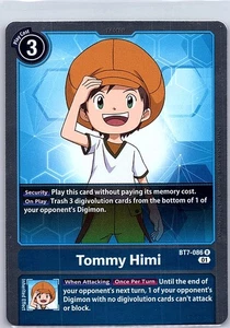 Tommy Himi BT7-086 R Next Adventure - Digimon Card Game - NM - Picture 1 of 2