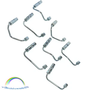 Set Of 8 For Chevy Chevrolet GMC Duramax 6.6L LB7 2001-2004 Fuel Injector Lines - Bild 1 von 12