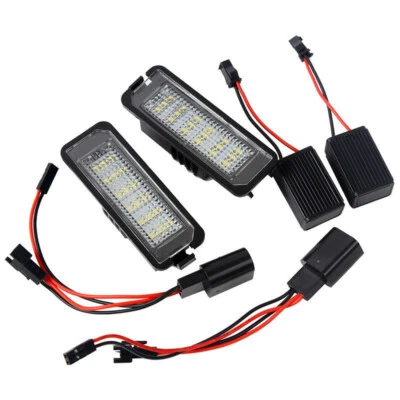 2x LUCI TARGA LED per VW EOS GOLF 4 5 6 7 Passat B6 B7 KB1 Scirocco 3 - Immagine 1 di 4