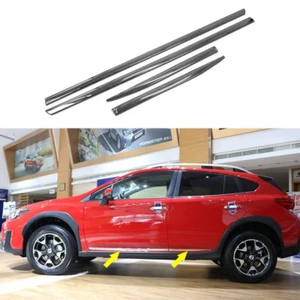 Chrome Body Side Molding Cover Trim Decor fits Subaru Crosstrek / XV 2018-2021 - Foto 1 di 8