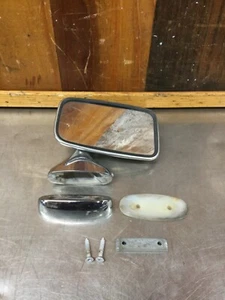 MG MGB & Midget • Original "TEX" Right Mirror & Mounting Plinth. Used. KMG1141 - Picture 1 of 14