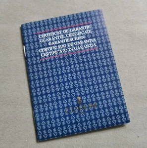 Corum Vintage Garantieheft Papier für Admiral's Cup Chrono Ref.  296.830.20 - Bild 1 von 7