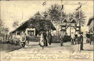 DÜSSELDORF 1904 parque de atracciones Schwarzwaldhaus en exposición de jardinería feria - Imagen 1 de 2