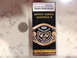 Partagas 1845 Purito Black Label latta per sigari VUOTA flip top - Foto 1 di 2