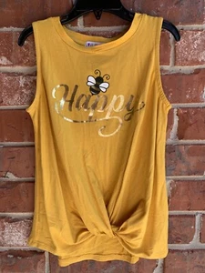 Girls Yellow Tank Top With Bumble Bee Size Small NWT - Picture 1 of 3