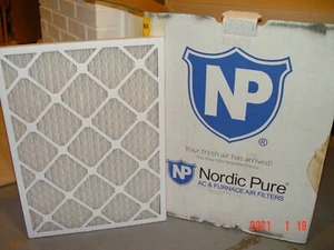 4 - Furnace filter 18 x 24 x 1 MERV 12 Nordic Pure (NP) electrostatic material - Picture 1 of 2