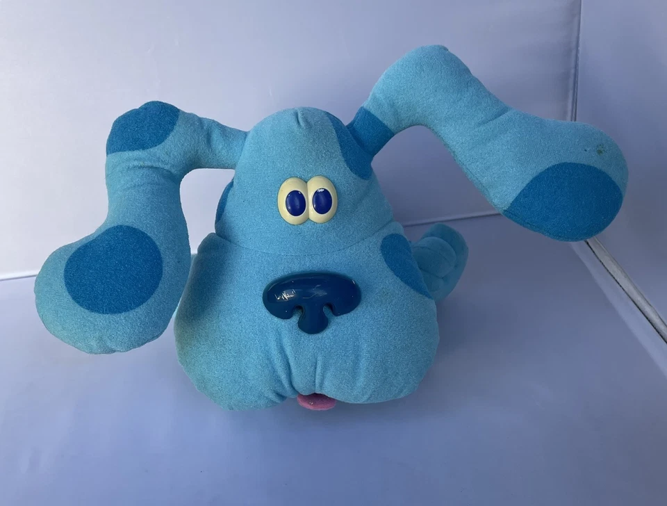 Peluche Tyco 1997 vintage Blues Clues Pose A Blue 8"  Foto 1 de 4