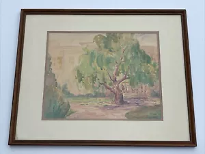 Antique Painting American Regionalism EARLY CALIFORNIA EXHIBITED Landscape RARE - Picture 1 of 16