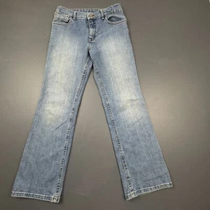 Wrangler Bootcut Jeans Girl’s 16yr Regular Stretch Denim Blue Faded Y2K Retro - Picture 1 of 10
