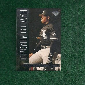 FRANK THOMAS - MLB HOF - 1995 LEAF - OPENING DAY - CARD # 1 - CHICAGO WHITE SOX