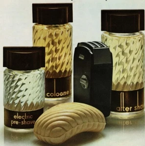 Dunhill Cologne 1960's Men's Grooming Kit. Original Vtg magazine advertisement. - Picture 1 of 2