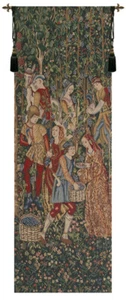 Vendages Portiere Right Side Wine Themed Belgian Tapestry Wall Art Hanging (New) - Picture 1 of 6