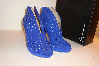 INC International Concepts Womens Tiara Blue Brite Ink Heels Shoes 5.5 MED NEW - Image 1 of 4