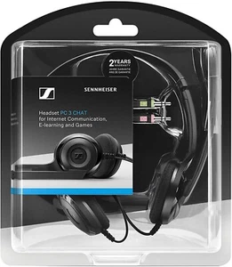 Sennheiser HEADSET PC 3 CHAT - Cuffia professionale con Microfono per Pc o Lapto - Picture 1 of 7
