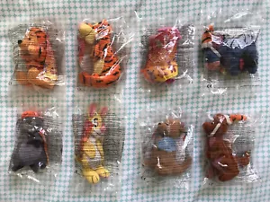 2000 McDonald’s Happy Meal Walt Disney TIGGER EUROPEAN RARE PLUSH COMPLETE SET - Picture 1 of 12