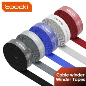 Organizzatore cavi avvolgitore filo nylon cinturino per auricolari gestione cavo mouse larghezza 1 cm - Foto 1 di 22