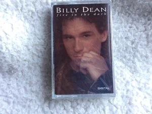 BILLY DEAN FIRE IN THE DARK SEALED CASSETTE TAPE - Picture 1 of 7