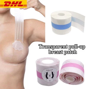 Invisible Boob Tape Women Bra Nipple Cover Adhesive Push Up Breast Lift Tape UK - Picture 1 of 13