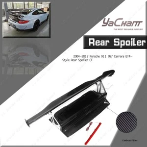 Spoiler bagagliaio posteriore stile GT4 IN CARBONIO per Porsche 911 997 Carrera/S/4S 04-12 - Foto 1 di 24