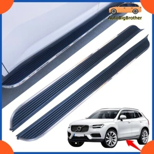 Fits for Volvo XC60 2018-2023 Fixed Running Board Side Steps Pedals Nerf Bar - Imagen 1 de 9