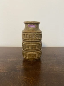 Scheurich Keramik Vase WGP pottery 60 er vintage 70er Retro Design braun - Bild 1 von 4