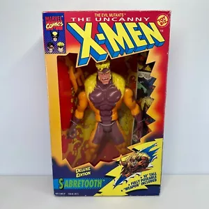 MINT IN BOX Vintage 1994 ToyBiz Uncanny X-Men SABRETOOTH 10" Deluxe figure - Picture 1 of 8
