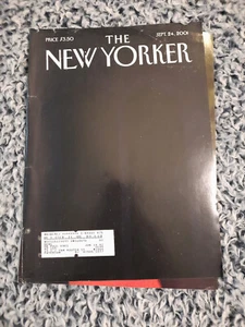 The New Yorker Magazine, 24. September 2001 (schwarzer Einband, teilweise abgelöst / gerissen) - Bild 1 von 5