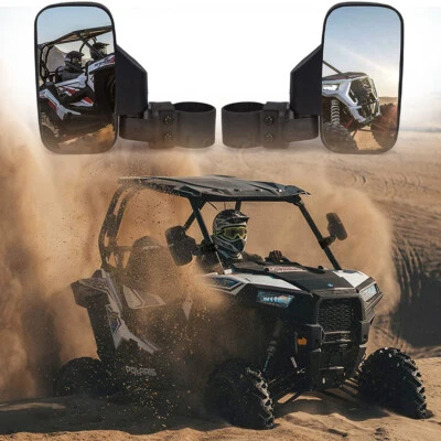 Abrazadera de espejo retrovisor lateral de 1,75"" 2"" para Polaris Ranger RZR 500 800 S 900 1000 Foto 1 de 4