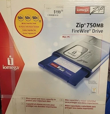 Unidad Firewire OMEGA Zip 750 MB para PC Mac Foto 1 de 2