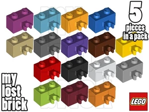LEGO - Teil 30237 - Stein 1x2 mit Clip (5er Pack) + NEU + FARBE/MENGE AUSWÄHLEN - Bild 1 von 19