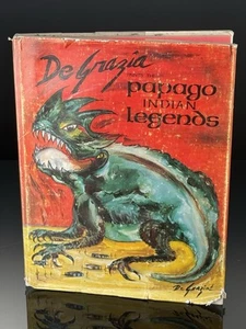Signed DeGrazia Paints Papago Indians Legends 1975 1st Ed Book - Imagen 1 de 6