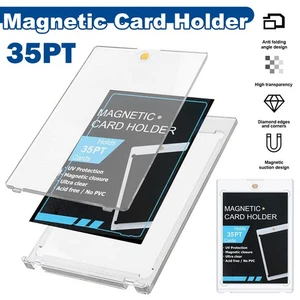2-100 PIEZAS Estuches Magnéticos para Tarjetas Coleccionables 35pt Tarjetas Deportivas Protectores - Imagen 1 de 6