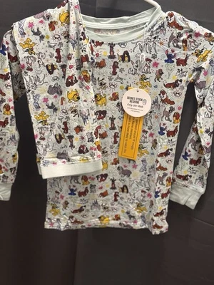Juego de pijama de bambú de dos piezas para mascotas Disney manga larga y pantalones 7/8 Foto 1 de 3
