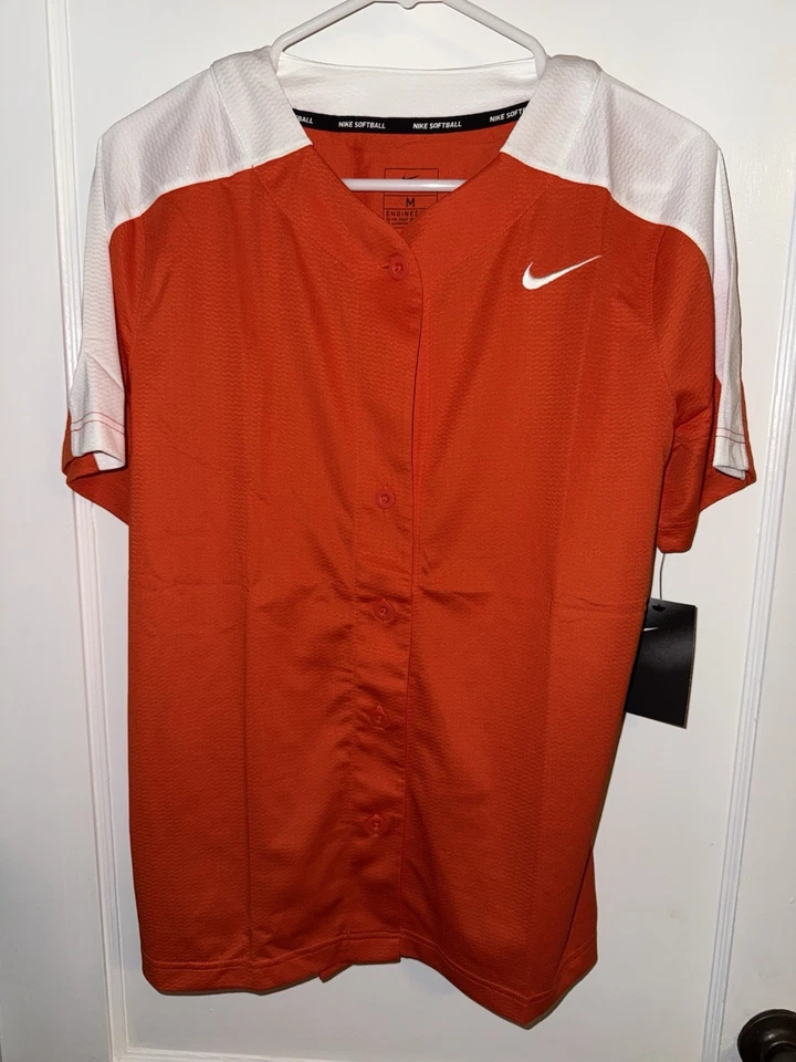 Nike Softball Women's Button Down Jersey Shirt AV6719