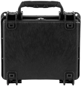 Wetterfester Hartschalenkoffer - mit anpassbarem Schaumstoff, 7 x 6 x 2 Zoll, schwarz - reines... - Bild 1 von 12