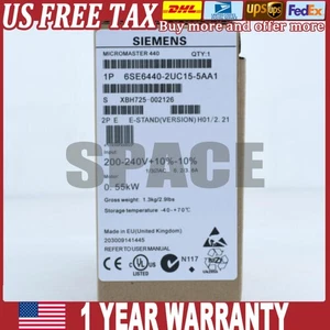 New Siemens 6SE6 440-2UC15-5AA1 6SE6440-2UC15-5AA1 US FREE TAX - Picture 1 of 3