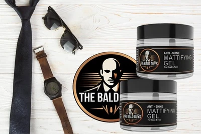 The Bald Guys Anti Shine Control Mattifying Gel/ Moisturiser/ Cream 50ml - Image 1 of 4
