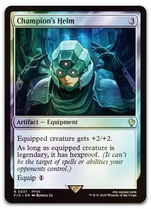 Champion's Helm (Surge Foil) #337 (NM) Final Fantasy FIC Magic MTG - Picture 1 of 1