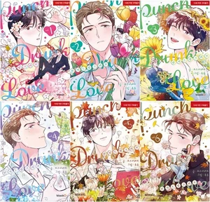 Punch Drunk Love Vol 1-6 Set Korean Webtoon Book Manhwa Comics Manga Lezhin BL - Picture 1 of 19