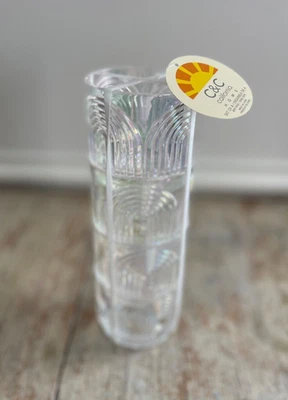 C&C California Home Rainbow Iridescent Acrylic Cups Drinkware BPA Free NWT Party - Image 1 of 4