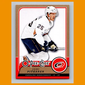 Tarjeta de hockey Joni Pitkanen #289 2008-09 O-Pee-Chee Carolina Hurricanes NHL - Imagen 1 de 3