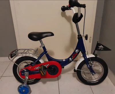 Puky Capt´n Sharky Alurahmen Kids Bike Captain Lernrad mit Stützräder - Bild 1 von 2