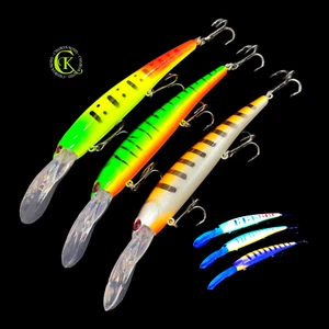 3x 16,5cm Wobbler Swimbait UV Kunstköder Schleppen Tiefläufer Raubfisch Zander - Bild 1 von 1