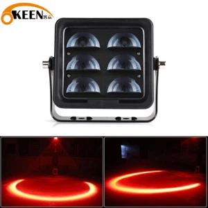 60W Red Line LED Forklift Truck Safety Warning Lamp Working Light Bar 12-110V - Picture 1 of 9