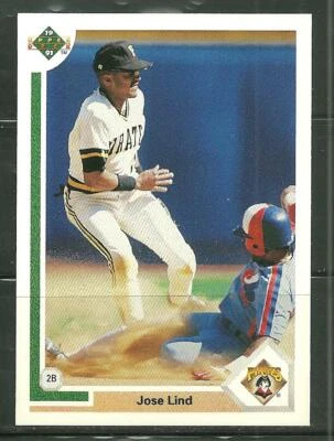 1991 UPPER DECK BASEBALL JOSE LIND #258 - Image 1 of 2