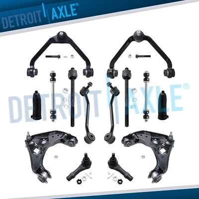 Front Upper Lower Control Arms Sway Bar Tierod Kit for 1998 - 2001 Ford Explorer - Image 1 of 4
