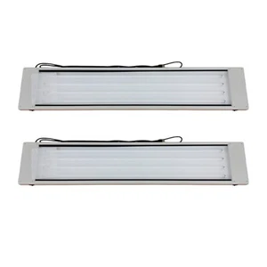 Lista 118163 Work Station Light 56in, 4-Bulb, T5 Fluorescent TG47808 Grey, 2 Pcs - Picture 1 of 19